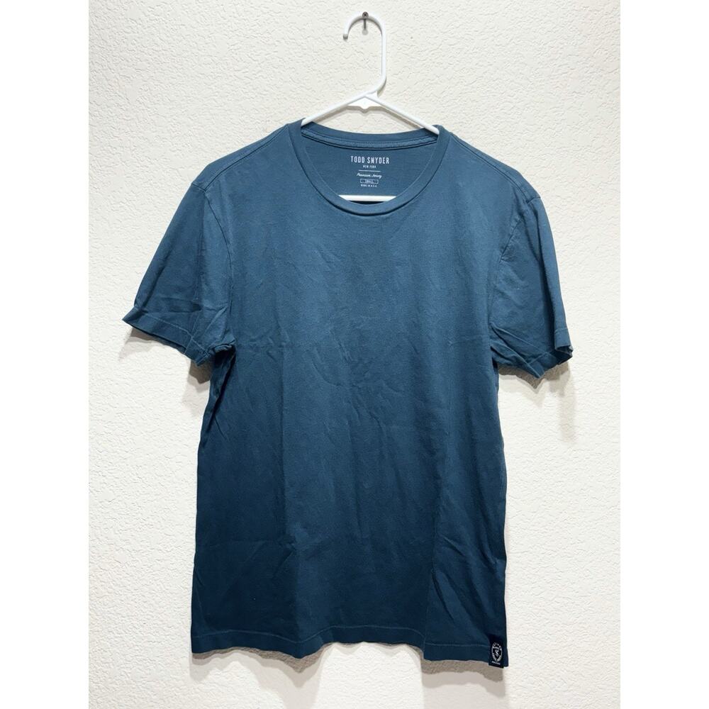 Todd Snyder Blue T Shirt Small Teal